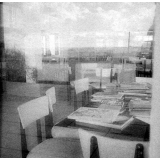 Ecole de plein air : la bibliothèque : vue intérieure de la salle de lecture