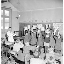 Ecole primaire de Brunoy, enseignement de la musique : formation d'un orchestre