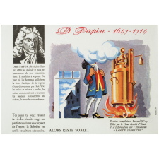 Buvard publicitaire. D. Papin (1647-1714). 