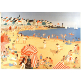 Tableau mural. Images de la vie. 15. La plage (Série n°4).