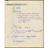 Cahier de rédaction.