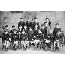 Ecole de l'Immaculée-Conception - Caousou. (Haute-Garonne). 1934-1935.