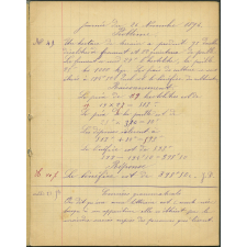Cahier journalier / Pensionnat St Joseph à Formerie (Oise).