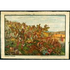 Tableau mural. Clovis à Tolbiac.