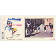 Buvard publicitaire. La Bravade à Saint-Tropez. Flan Lyonnais Entremets. Série A N°15. 