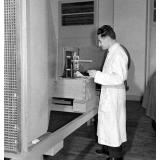 Ecole Nationale Supérieure de Mécanique et Aérotechnique : la soufflerie pour étude de vibration d'une aile.