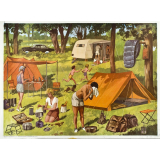 Tableaux d'élocution C E. 3ème. 1- En camping. 2- A la chasse. 