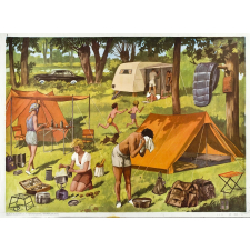Tableaux d'élocution C E. 3ème. 1- En camping. 2- A la chasse.