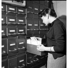 Enseignement audio-visuel. Les fichiers de prêt.