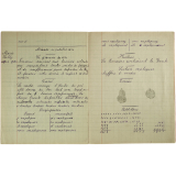 Cahier de roulement / Ecole de Quièvrecourt.
