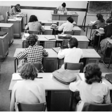 Lycée Le Verrier : la salle d'étude.