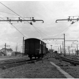 Gare de triage. Les aiguillages.