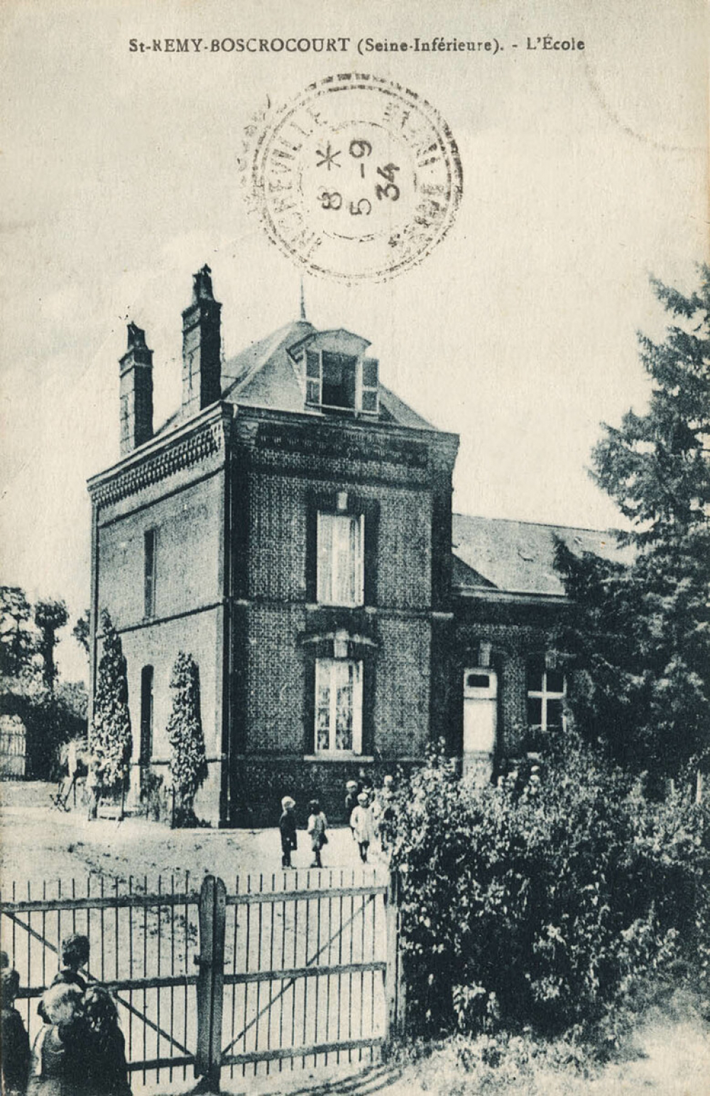 St-Rémy-Boscocourt (Seine-Inf.) - L'Ecole.