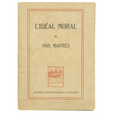 L'Idéal moral de nos maîtres.