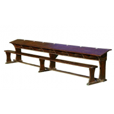 Pupitre à sept places avec banc