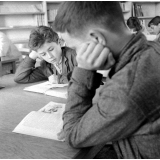 Lycée de Montgeron, la bibliothèque : la lecture.