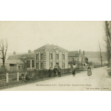 Neufmarché (S.-Inf.) - Ecole de Filles - Route de Paris à Dieppe.