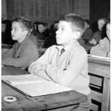 Ecole de garçons, rue Montcenis : exercice de mathématiques