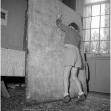 Cours d'art Martenot, château de la Guette : la ligne droite