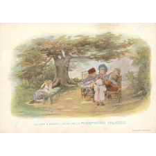 Carte réclame. Phosphatine Falières. Colin-maillard. 