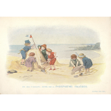 Carte réclame. Le fort de sable. 
