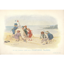 Carte réclame. Le fort de sable. 