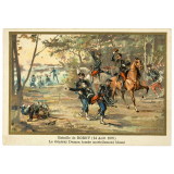 Bataille de Borny ou Colombey-Nouilly (14 août 1870). Le général Decaen tombe mortellement blessé