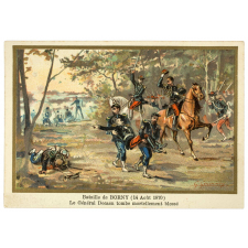 Bataille de Borny ou Colombey-Nouilly (14 août 1870). Le général Decaen tombe mortellement blessé