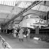 Régie Renault : la chaîne de montage des Dauphines
