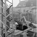 Inspection primaire de la Côte d'Or : visite du chantier de la nouvelle école