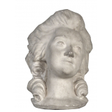 Tête de femme du XVIIIe s.