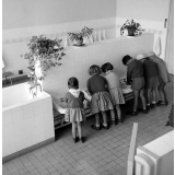 Groupe scolaire du Vigenal à Limoges : les lavabos