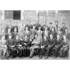 Ecole Saint-Charles à Saint-Brieuc. (Côte-d'Armor). 1940-1941.
