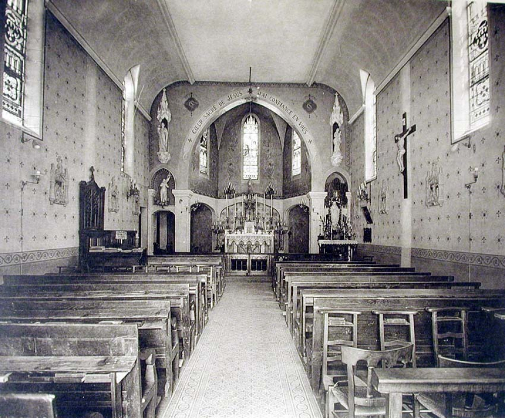 Pensionnat-Externat du Sacré-Coeur, rue de Villeneuve - Bourg (Ain). 1935-1936.