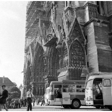 Voyage scolaire : Voyage en Allemagne. Visite d'une cathédrale