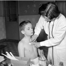 Visite médicale scolaire : le timbre