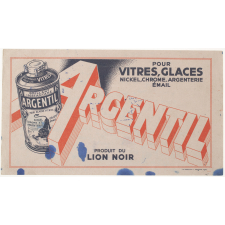 Buvard publicitaire. Argentil.