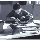 Ecole primaire. La réalisation typographique.