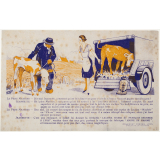 Buvard publicitaire. Jeannette et le Père Matthieu. Lactina Suisse. 