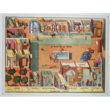 Tableaux de sciences. La ferme : N°1. Le plan de la ferme / N°2. L'écurie.