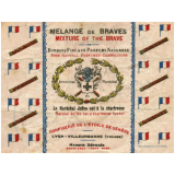 Papier d'emballage de bonbon à texte patriotique. 