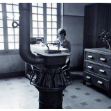 Institution publique d'éducation surveillée : la section enseignement ménager. Le repassage.