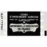 Importance de l'agriculture en France.