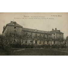 Mâcon - Ecole Normale d'Instituteurs - Reconstruite en 1864, on y a dépensé 136. 186 francs - Architecte M. Dominique.