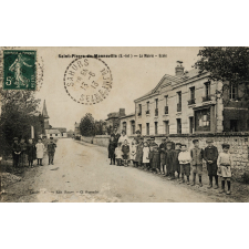 Saint-Pierre-de-Manneville (S.-Inf.) - La Mairie-École.