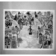 Arbre de Noël : dessin d'élève