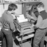Méthode Freinet : La rédaction d'un journal, l'impression.