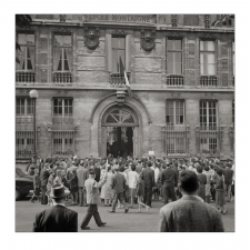 Rentrée scolaire : Rassemblement élèves et parents : Lycée Montaigne