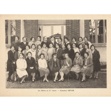 Ecole Normale d'Institutrices de Beauvais. (Oise). janvier 1930.