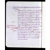 Cahier de devoirs journaliers / Ecole de Barneville (Eure).
